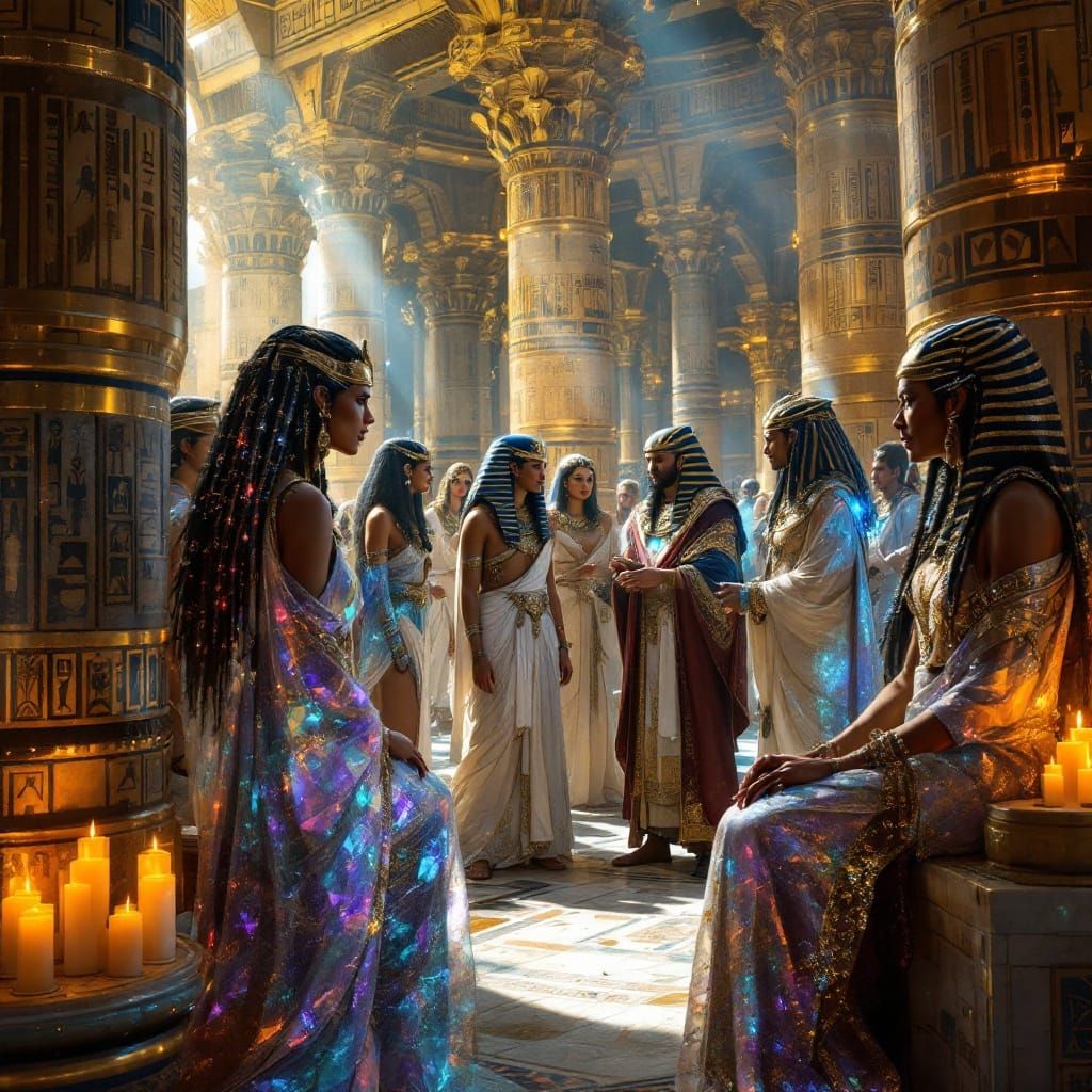 Ancient Atlanteans Unite with Egyptian Rulers in a Marvel of...