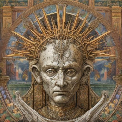 Colorful Sculpted Anvil in Photorealistic 3D