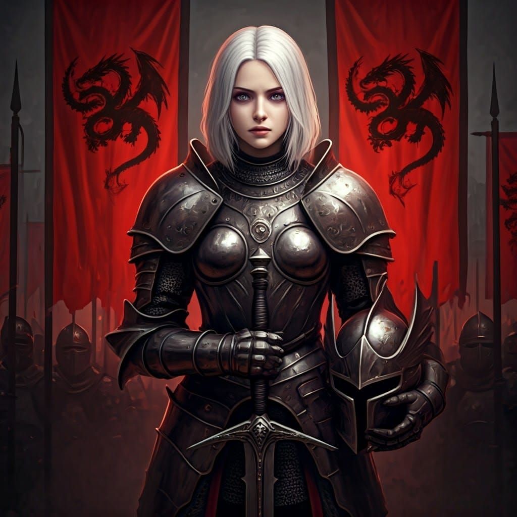 Medieval Fantasy Warrior Revealed by Royal Splendor