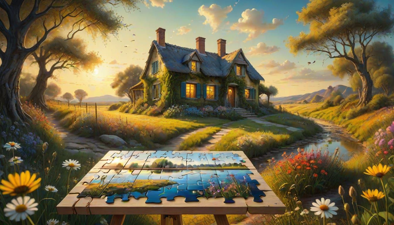 Surrealist Masterpiece Palette with Miniature Impressionist ...