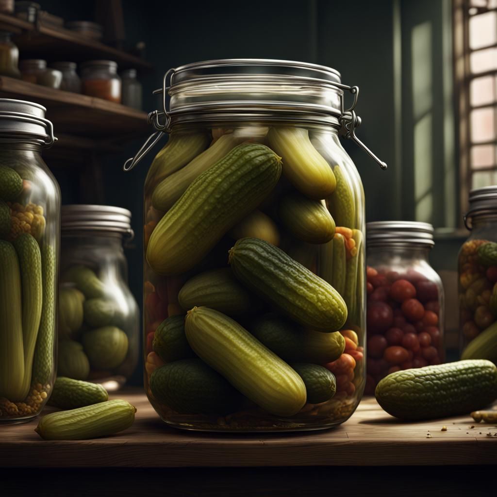 Pickles in a Jar: Digital Matte Painting