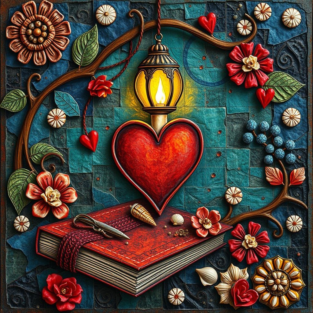 Love and Intrigue in Whimsical Artistic Expression