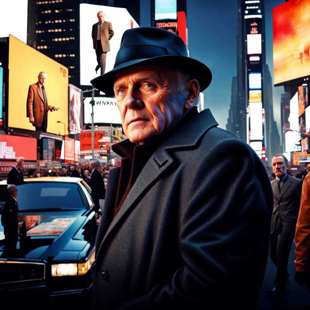 A detective at Times Square