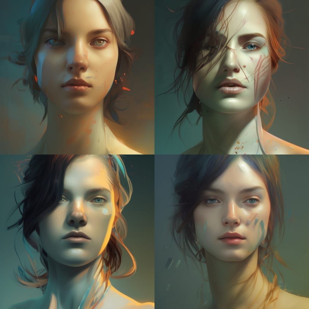 Hyperdetailed Portrait with Dynamic Lighting