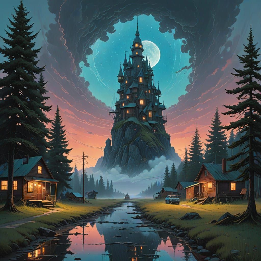 Divine Encounter in Ethereal Hush