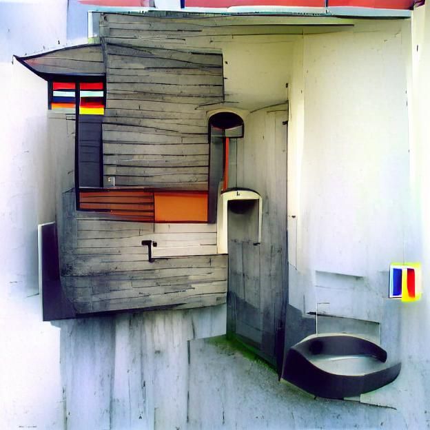 Bauhaus outhouse