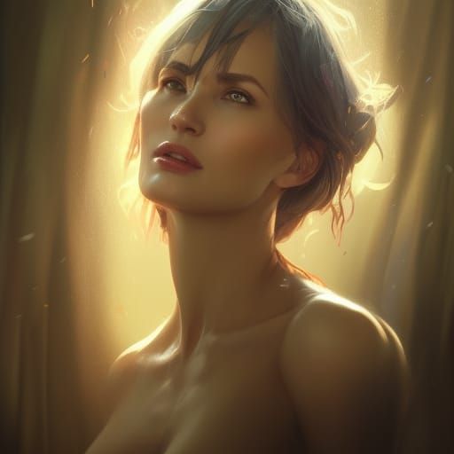 Detailed Portrait of a Beautiful Woman in 8K