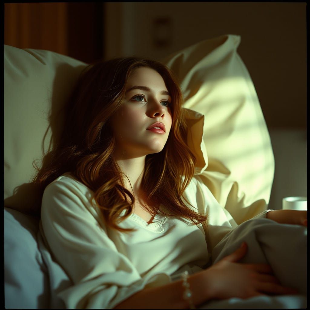 Epic Cinematic Masterpiece of Emma Waking in Daylight