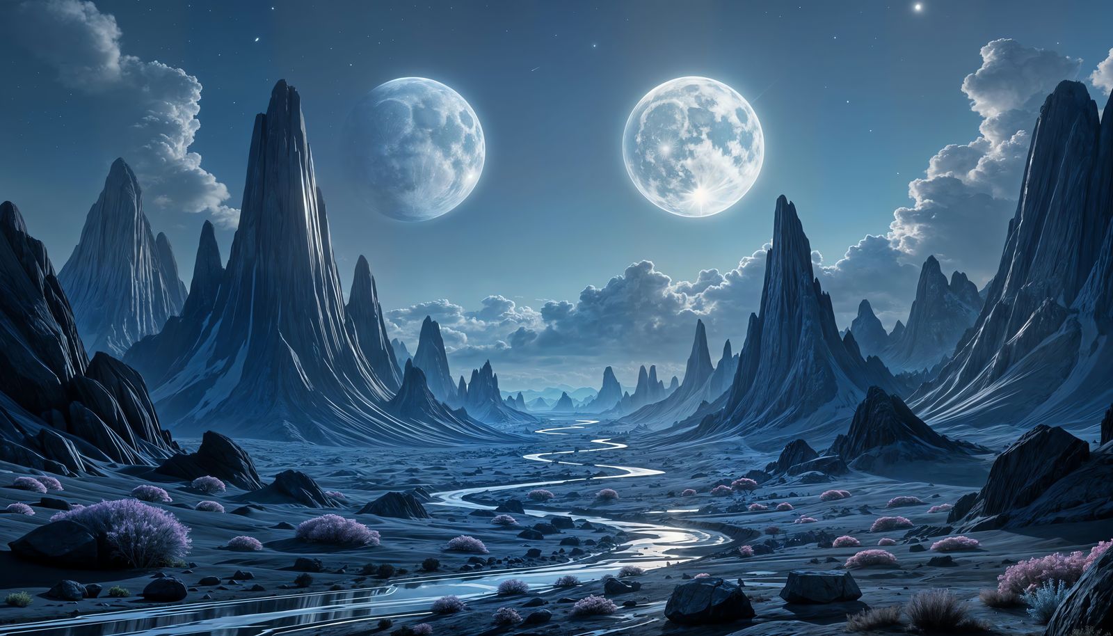 Realistic Sci Fi Landscape