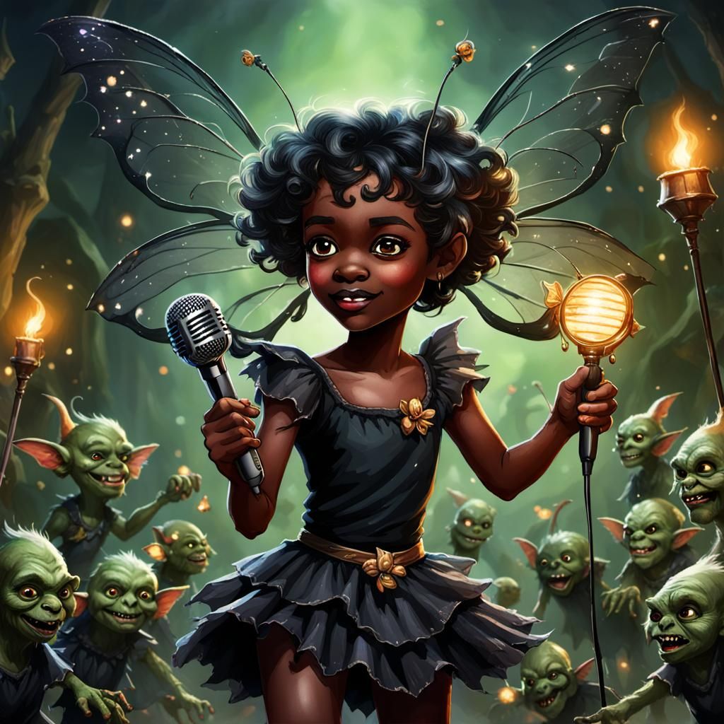 Amoxi the Fairy Performs for Goblins