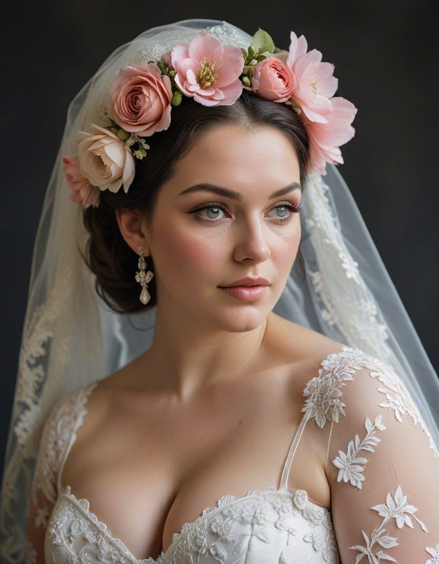 Bridal portrait.