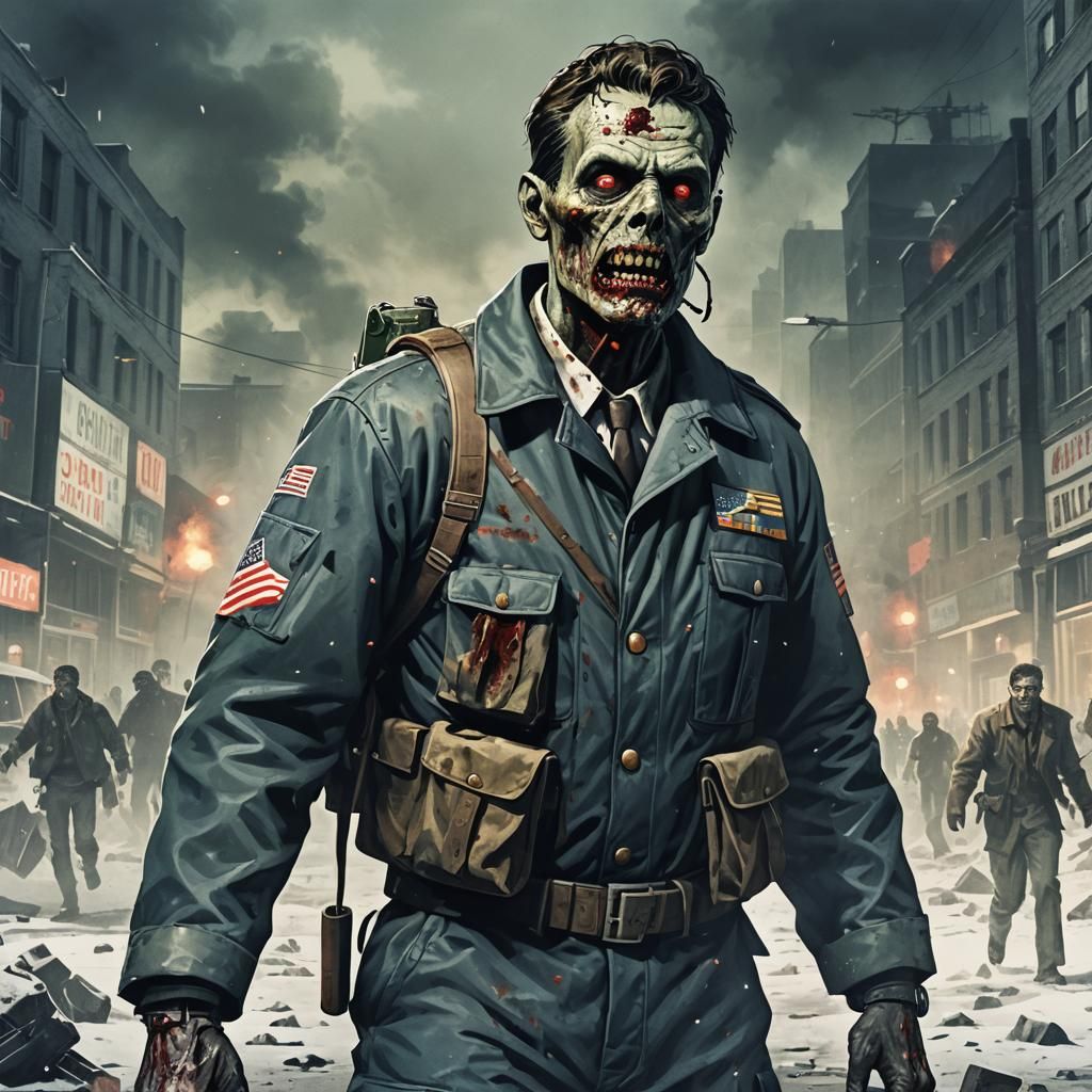 Cold War Zombie Arises: Graphic Novel Style
