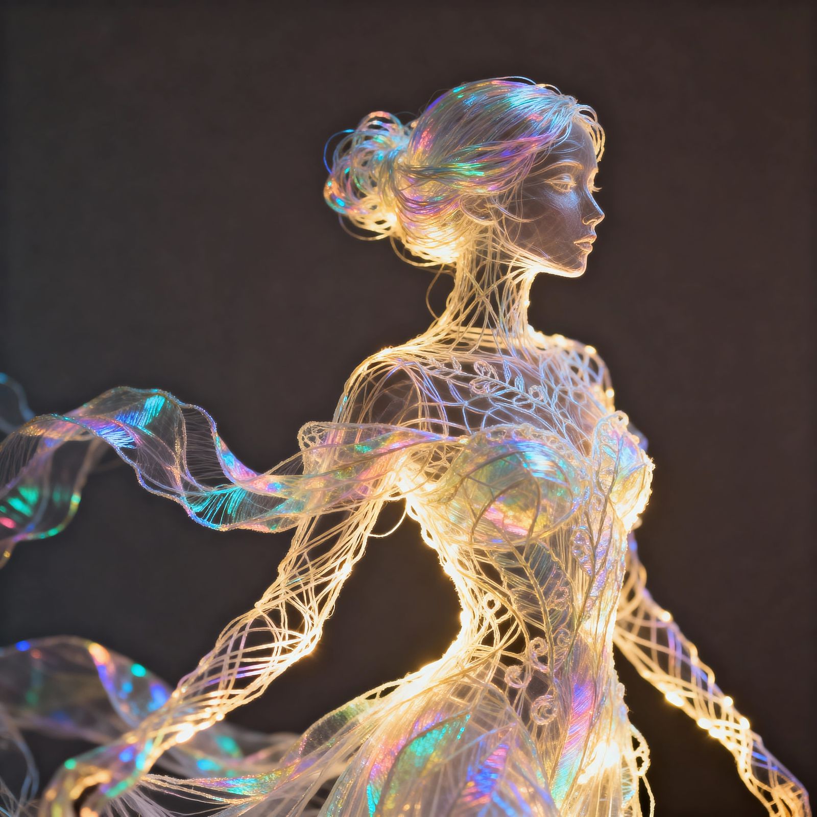 Iridescent Thread Woman, Messenger of the Gods