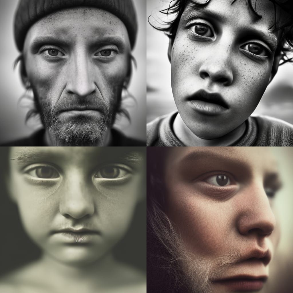 The Creator: Evocative Close-Up Portrait