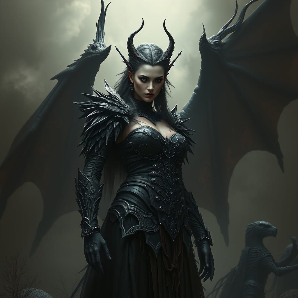 Dark Cinderella Rises in a Biomechanical Nightmare