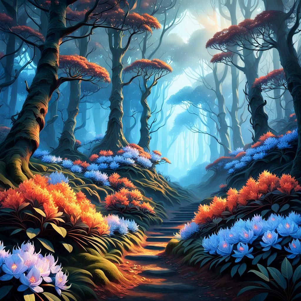 A mystical forest