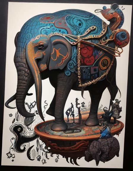 Elephants and Tambourines Band in 3D Effect