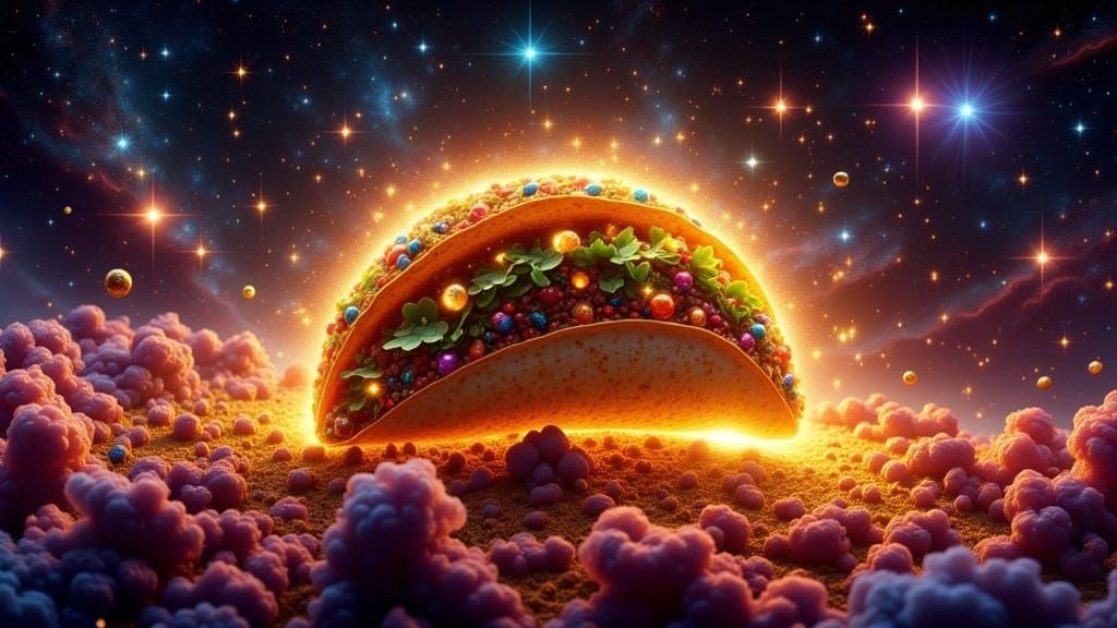 Nebula Taco Filled with Cosmic Asteroids