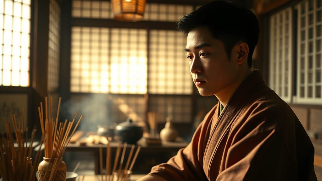 Japanese Youth Studies Incense in Kyoto Workshop