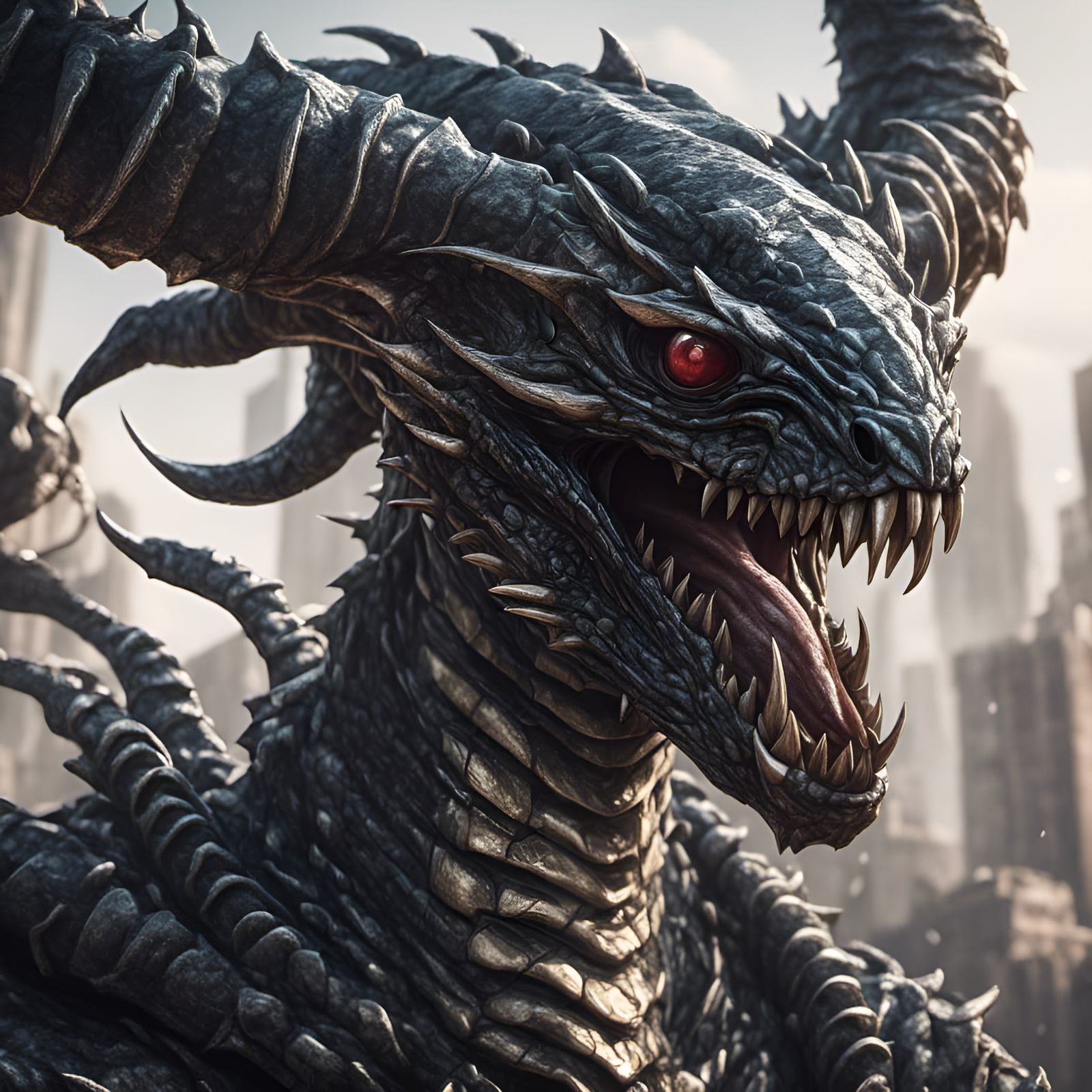 Majestic Manga Scorpion Monster Portrait