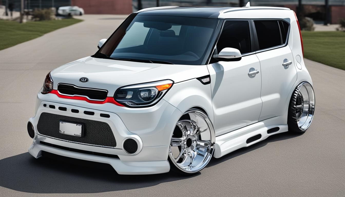Stretched Kia Soul Hot Rod with Flared Fenders
