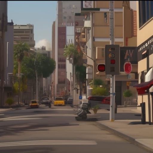 Californication: 3D Animated Music Video Scene