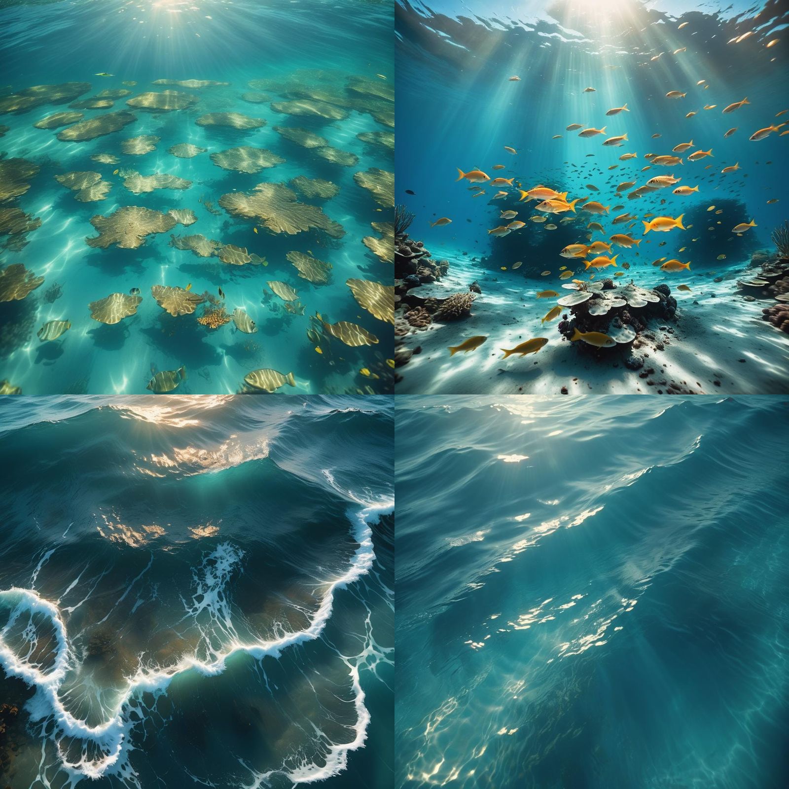 Tropical Sea Surface: Cinematic Ocean View