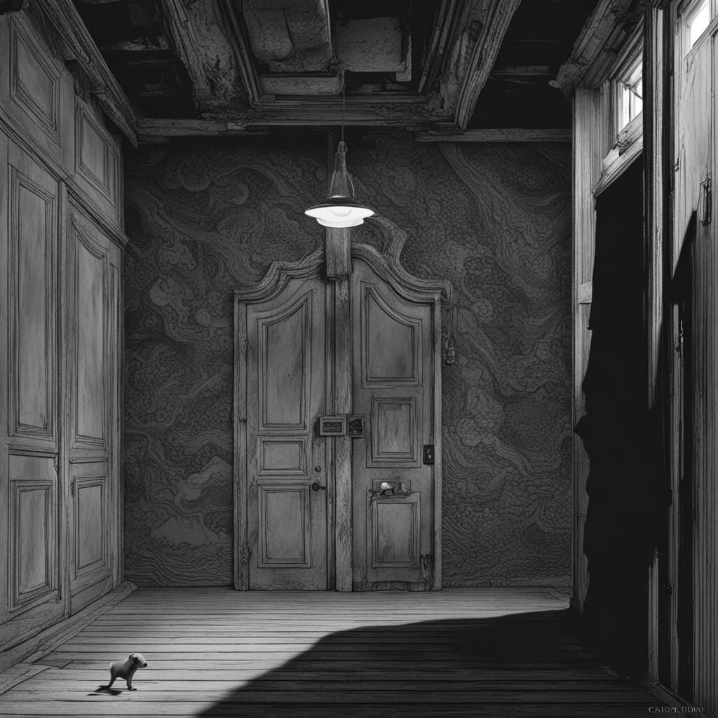 An AI-Generated Dark Place