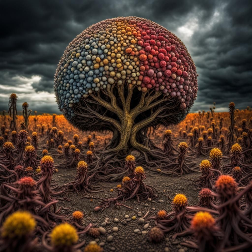 Fantasy Landscape in Sickly, Vile Colors