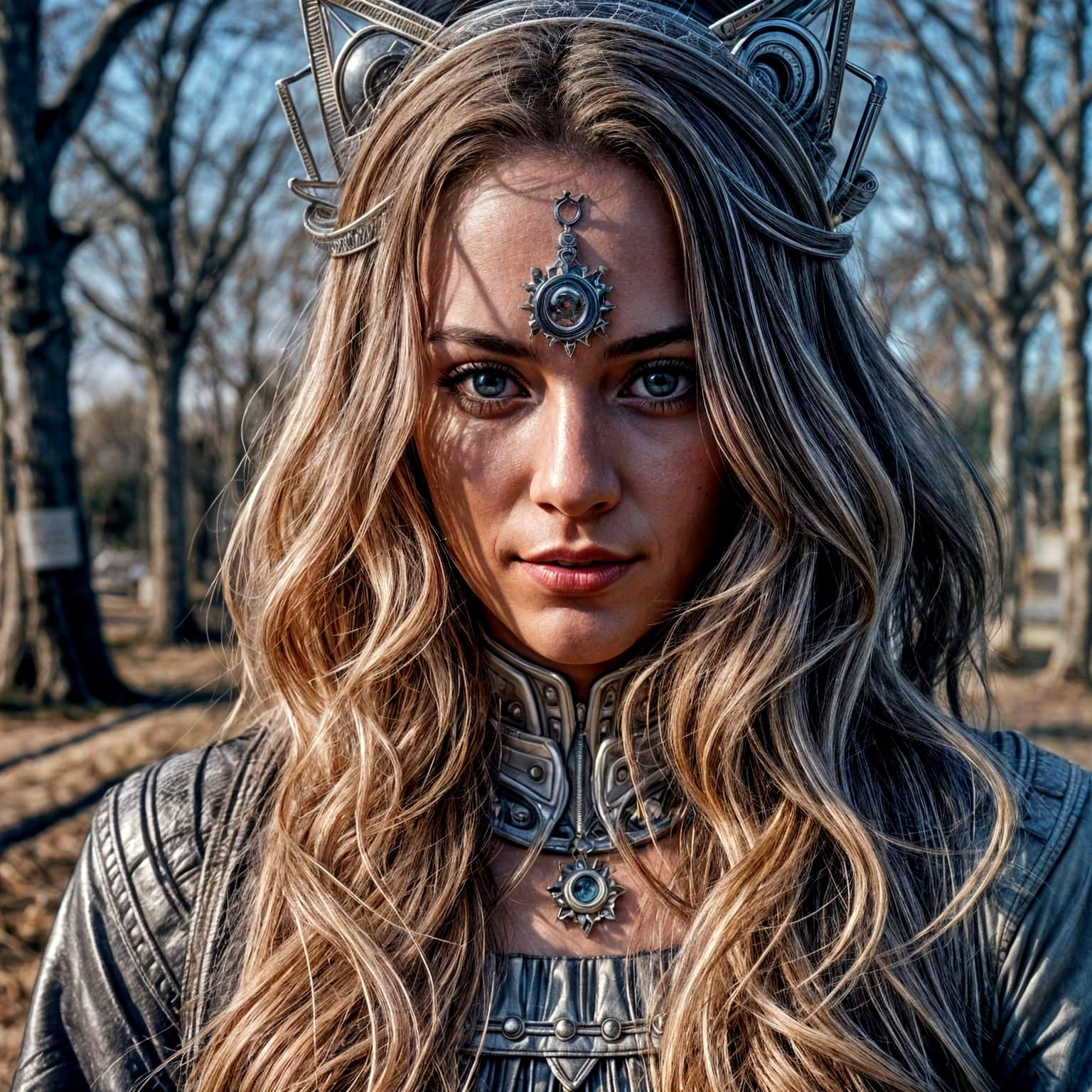 Fantasy Portrait with Sci-Fi Elements