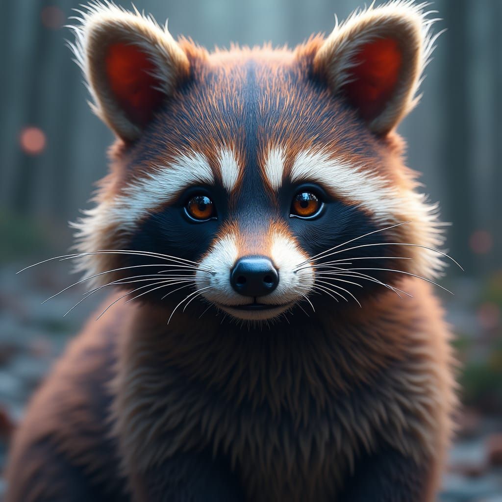 Raccoon Dog in Shinonome Kijin Style