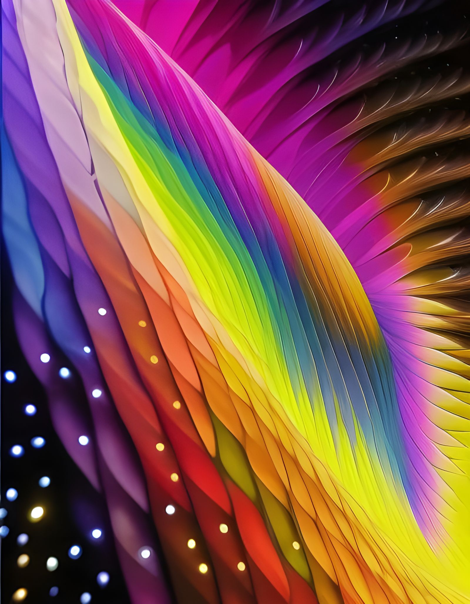 Melting Flowers in Motion: Hyperdetailed Digital Art