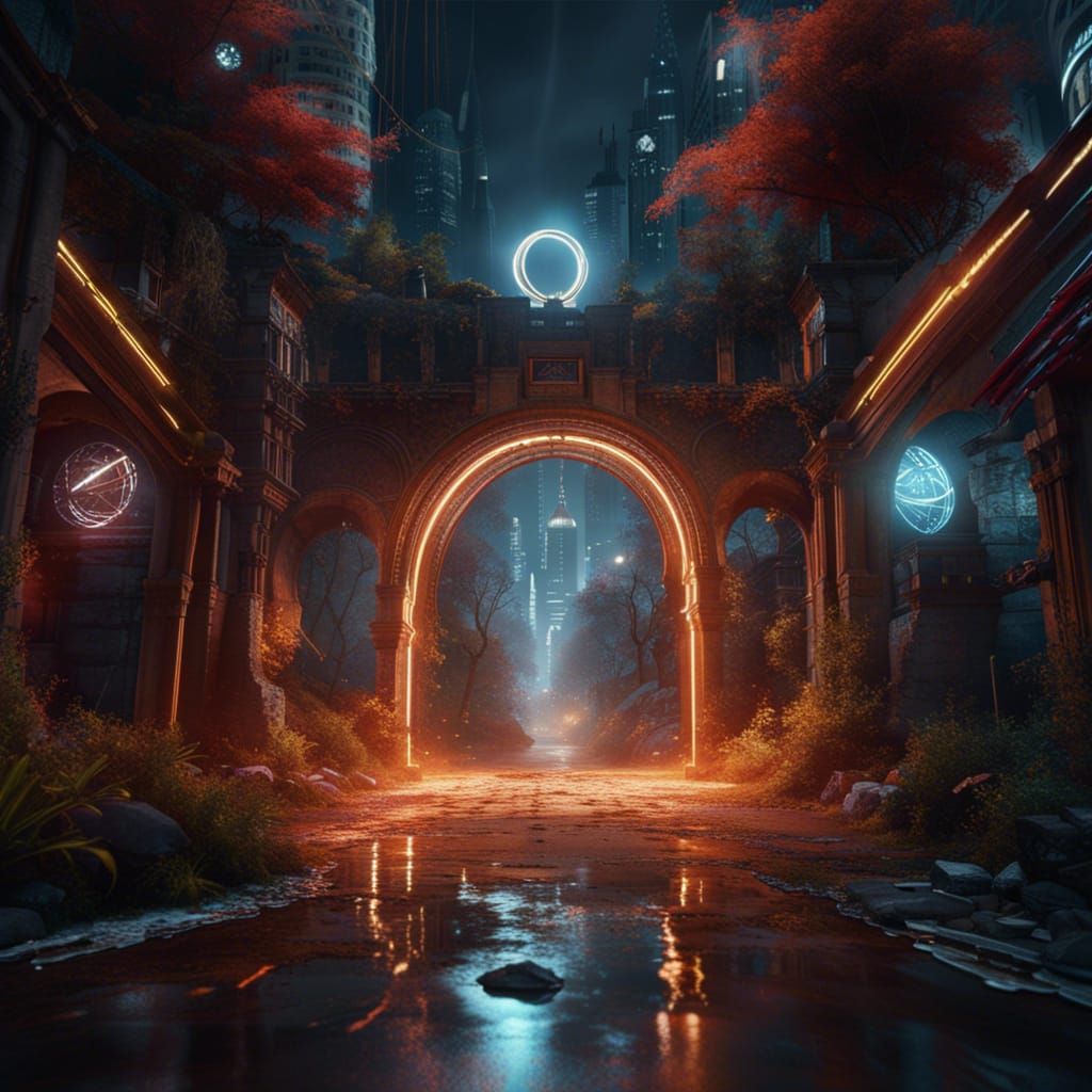 Zoom from The Flash: Detailed Matte Painting