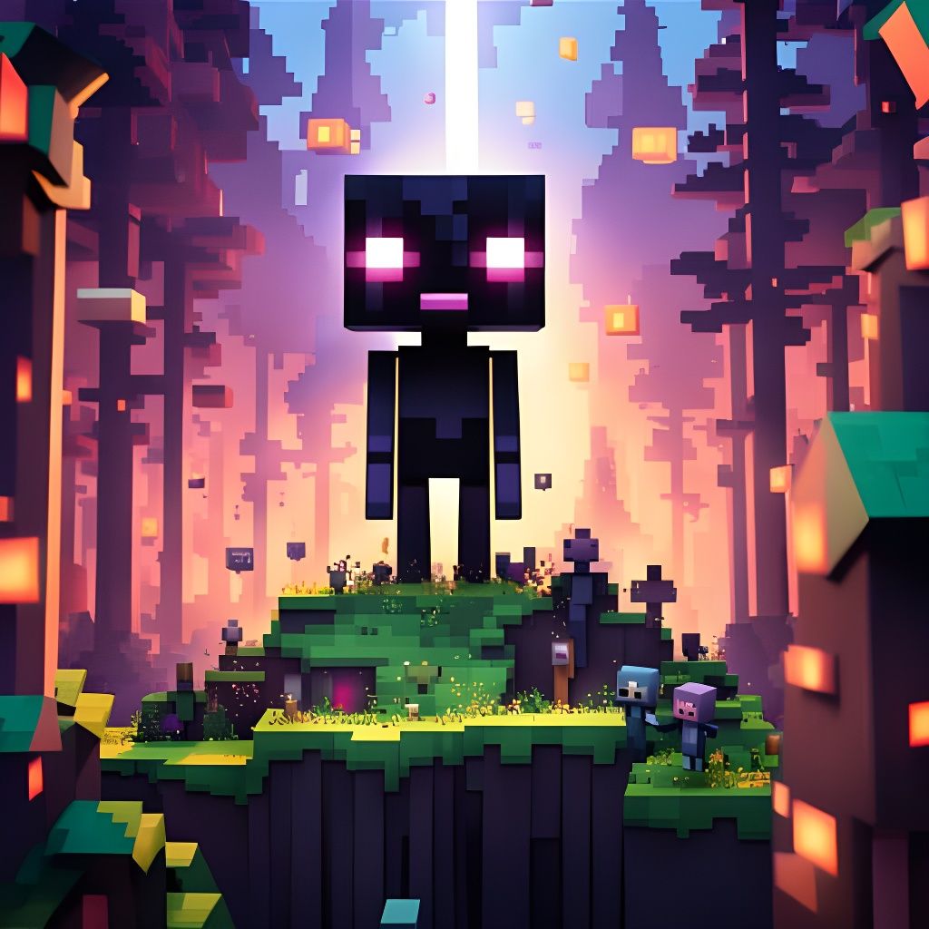 My Little Enderman: A Cute AI-Generated Character