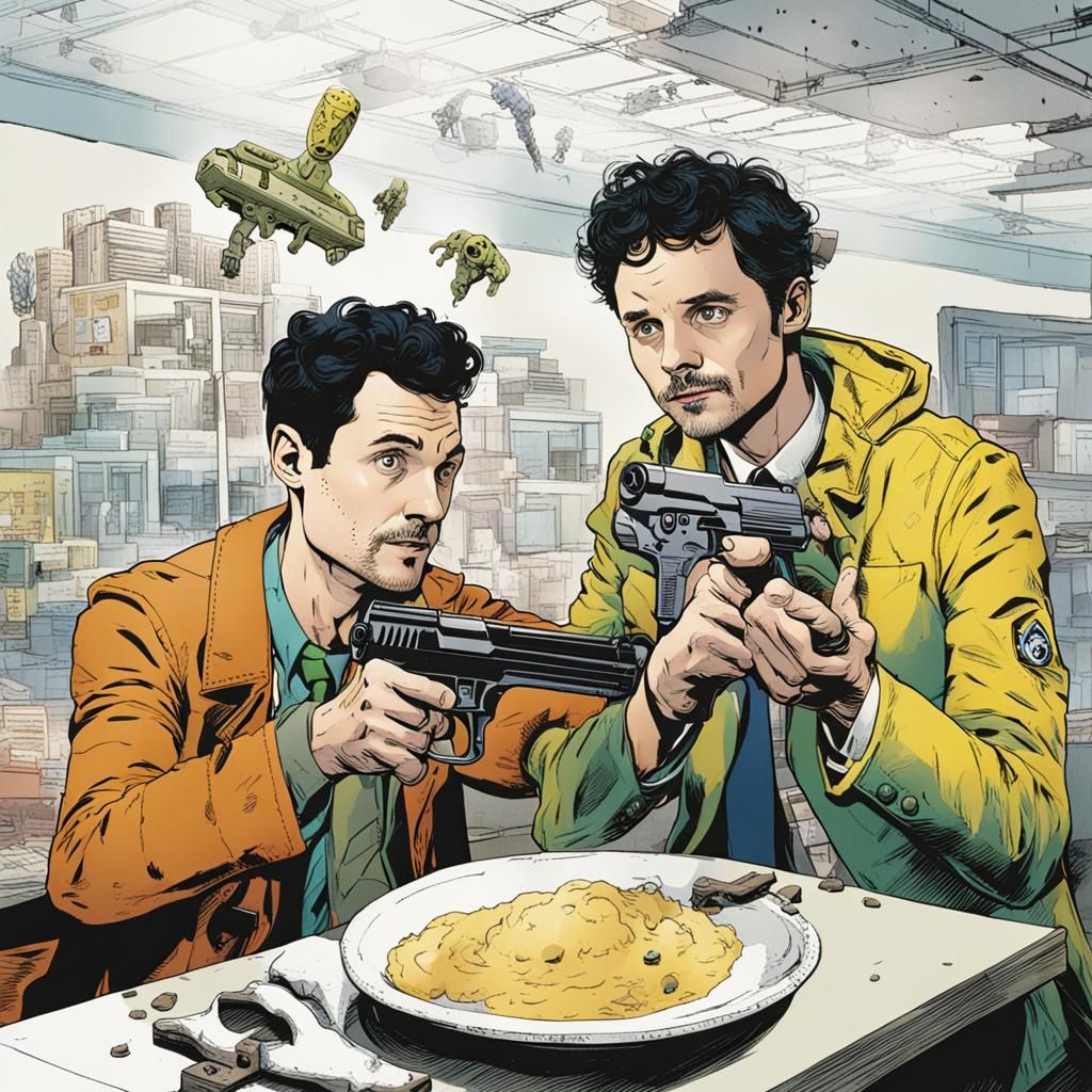 Person Discards Alien Weapon