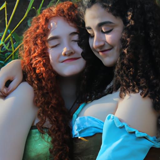 Merida and Ariel AI Image