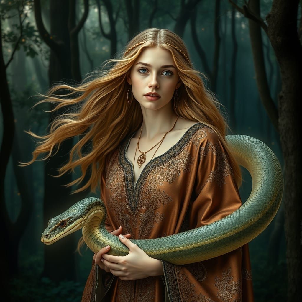 Moroccan Princess in Enchanted Forest: Baroque Style