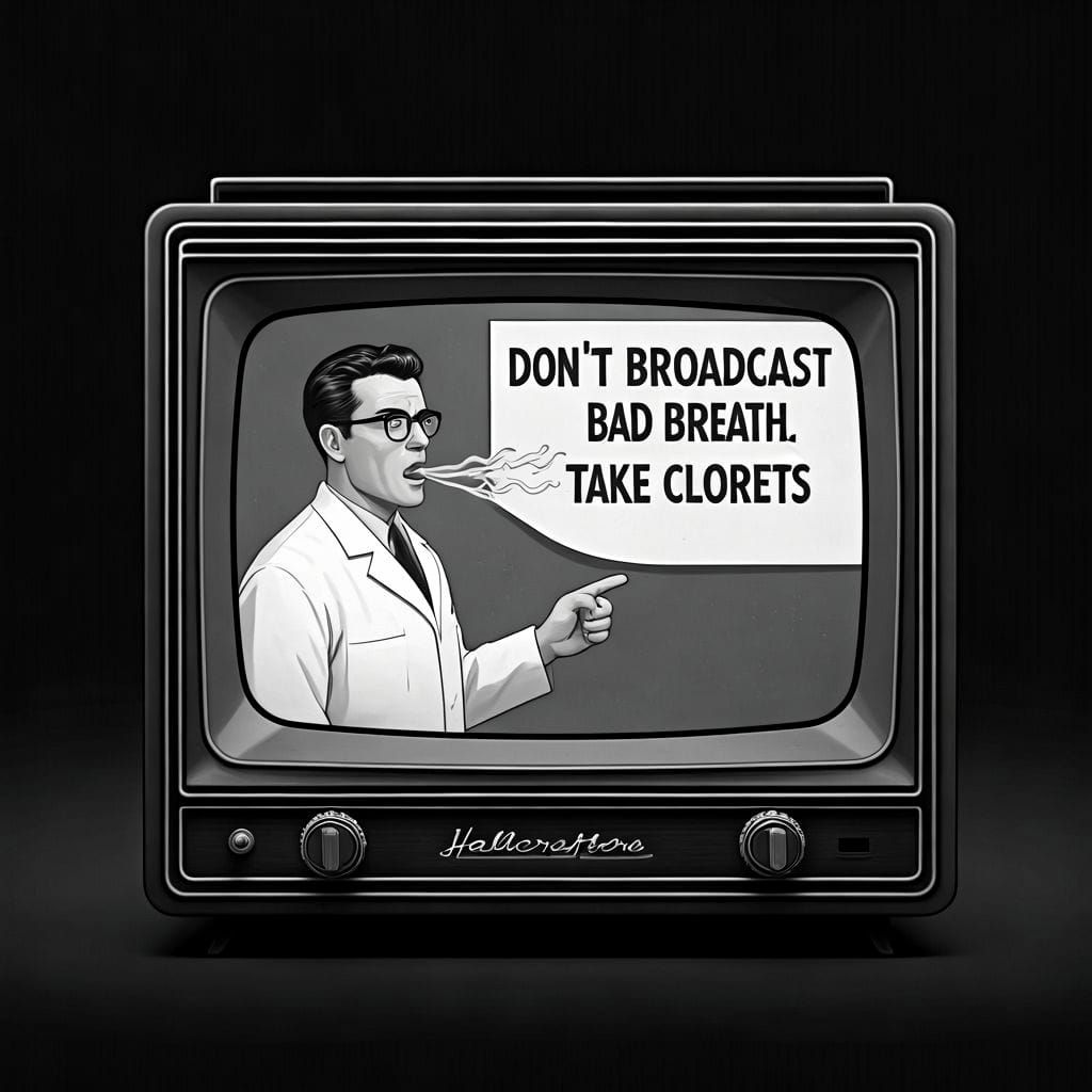 Vintage TV Ad for Clorets Breath Mints