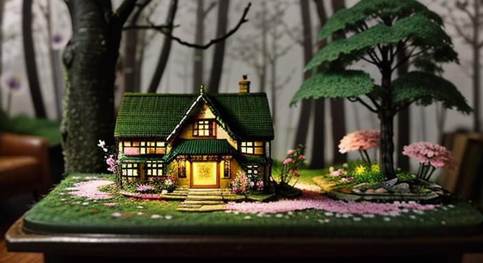 Enchanting Hidden Worlds in Miniature Scenes