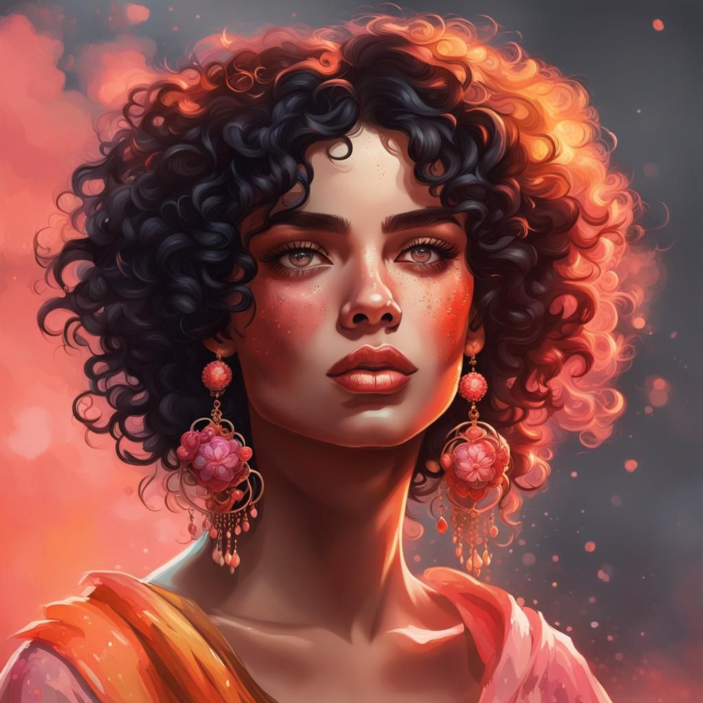 Brazilian Woman Portrait with Natural Makeup