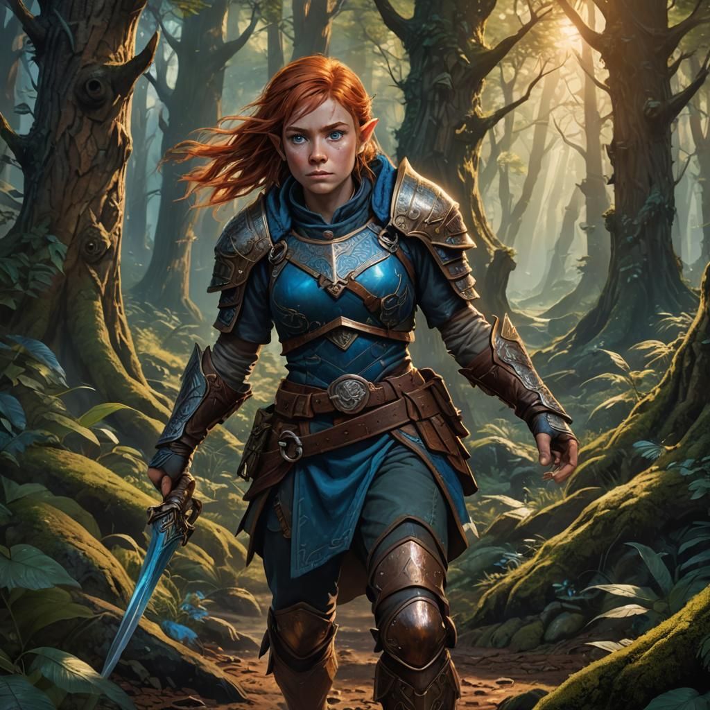 Halfling Druid Searches for Dwarven Kingdom