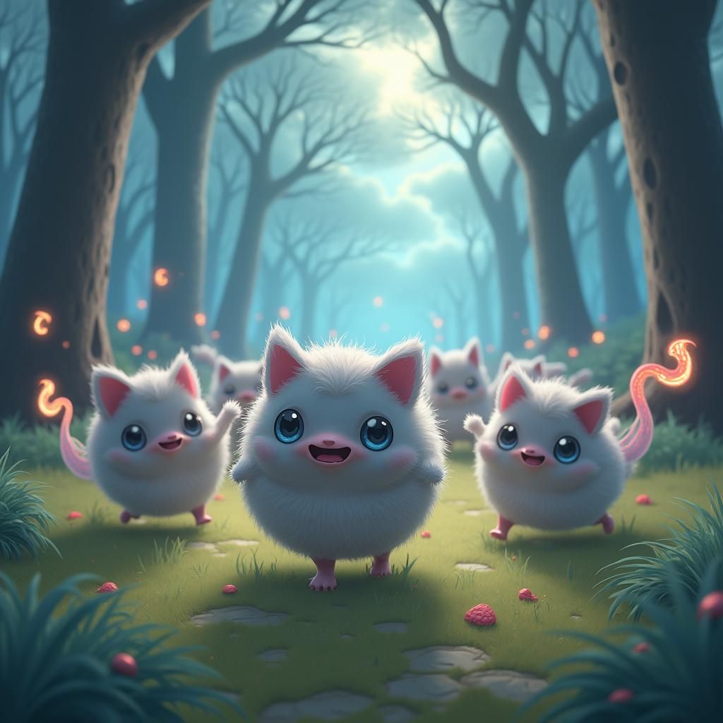 Pompu Play Tag in a Magical Forest