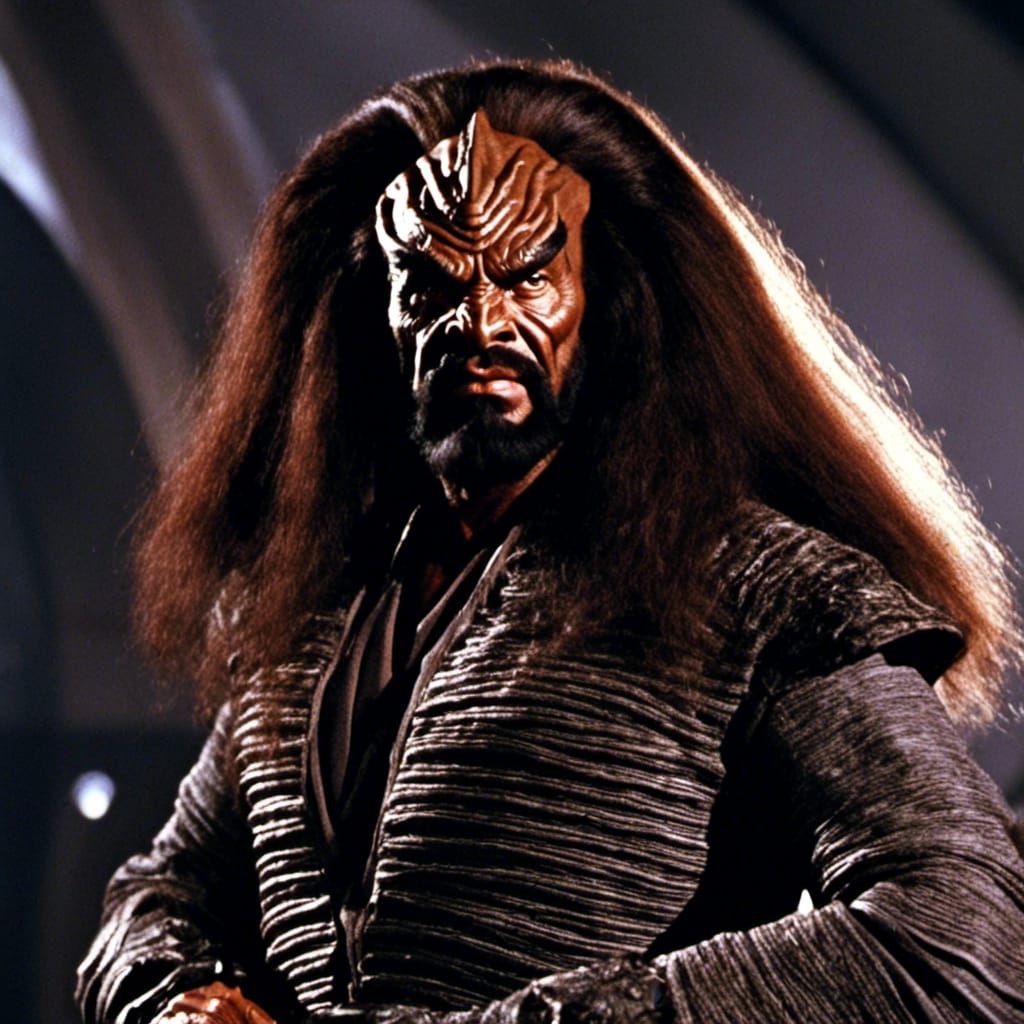 Beautiful Young Klingon Female Warrior