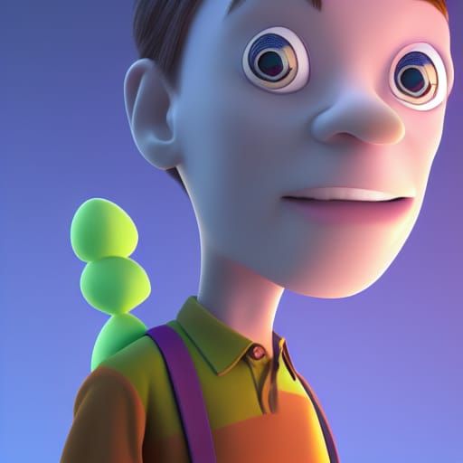 Leland Maric Spandle: Pixar-Style 3D Digital Art
