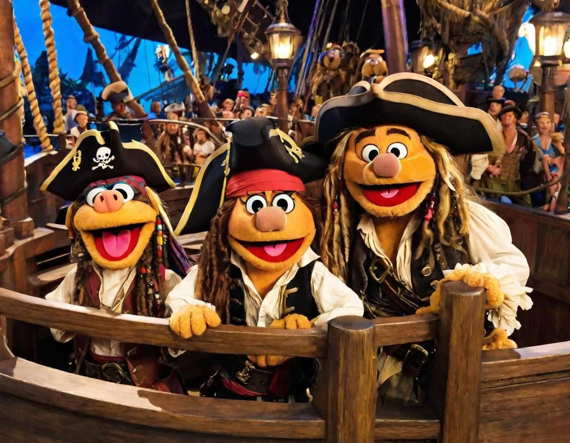 Muppets Take a Pirates of the Caribbean Ride