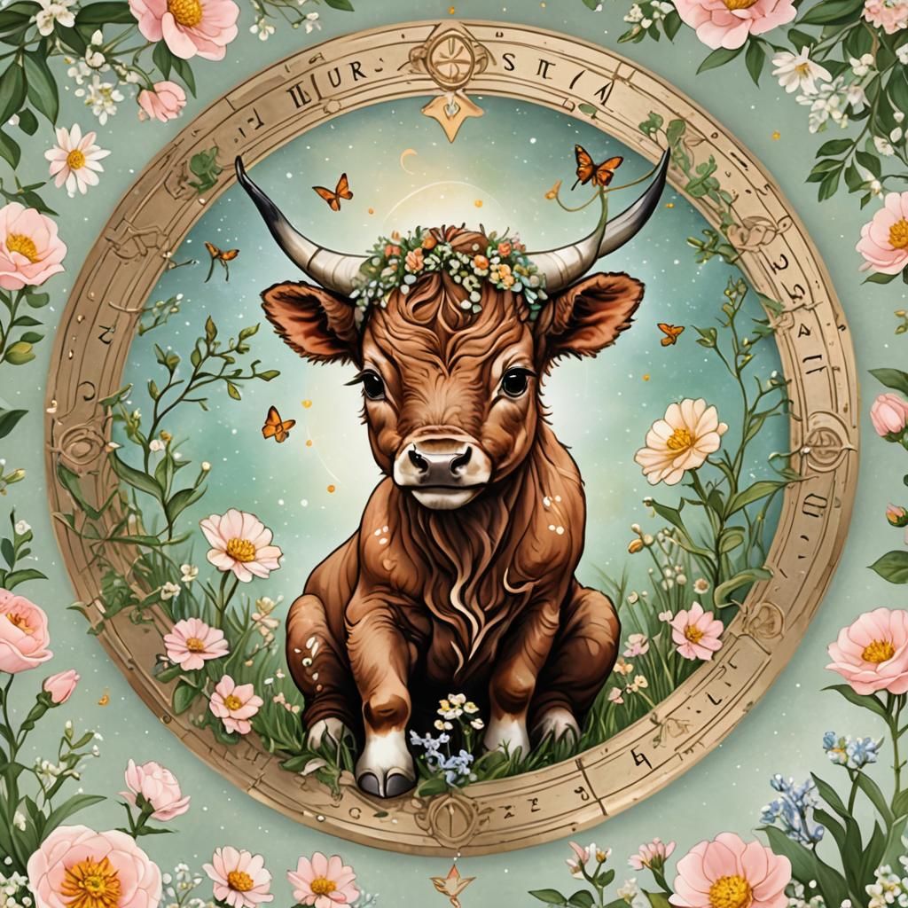 Taurus Baby: A Spring Astrology Image