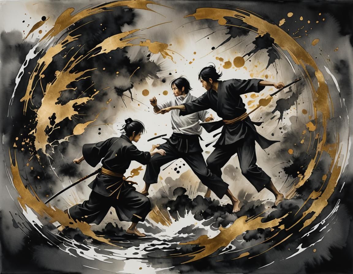 Calm Versus Chaos: Japanese Surrealism in Watercolour