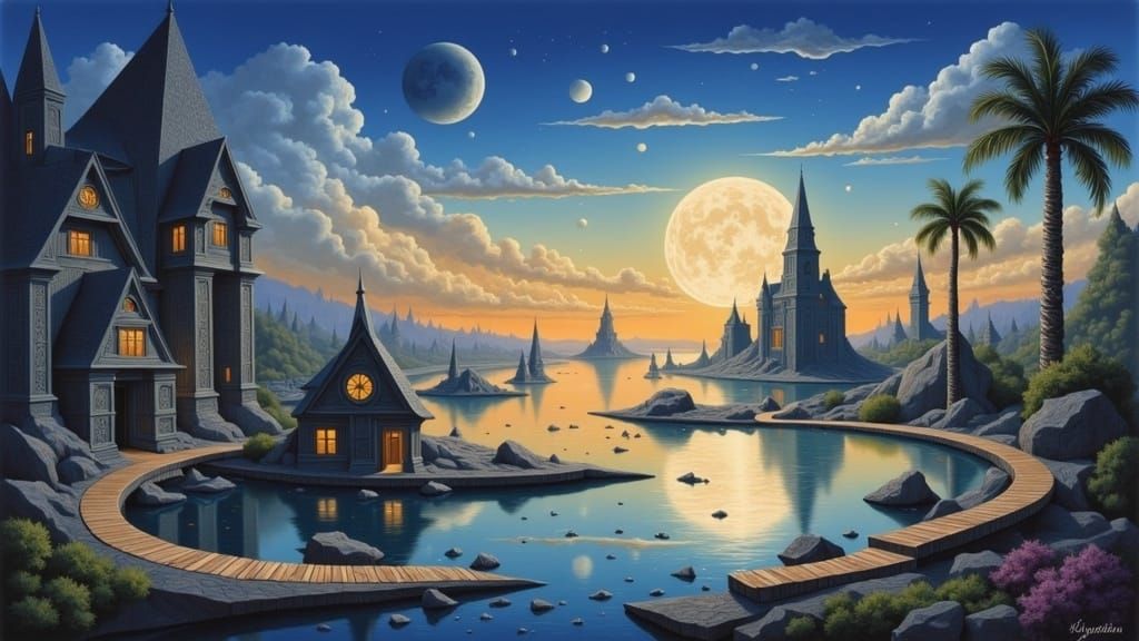 Minimalist Abstract Technical Drawing LoRA Art