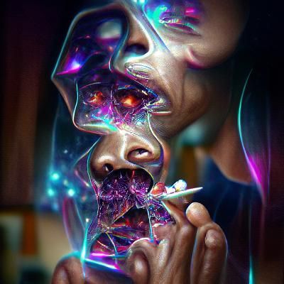 Sinister Addiction: Holographic Cosmic Illustration