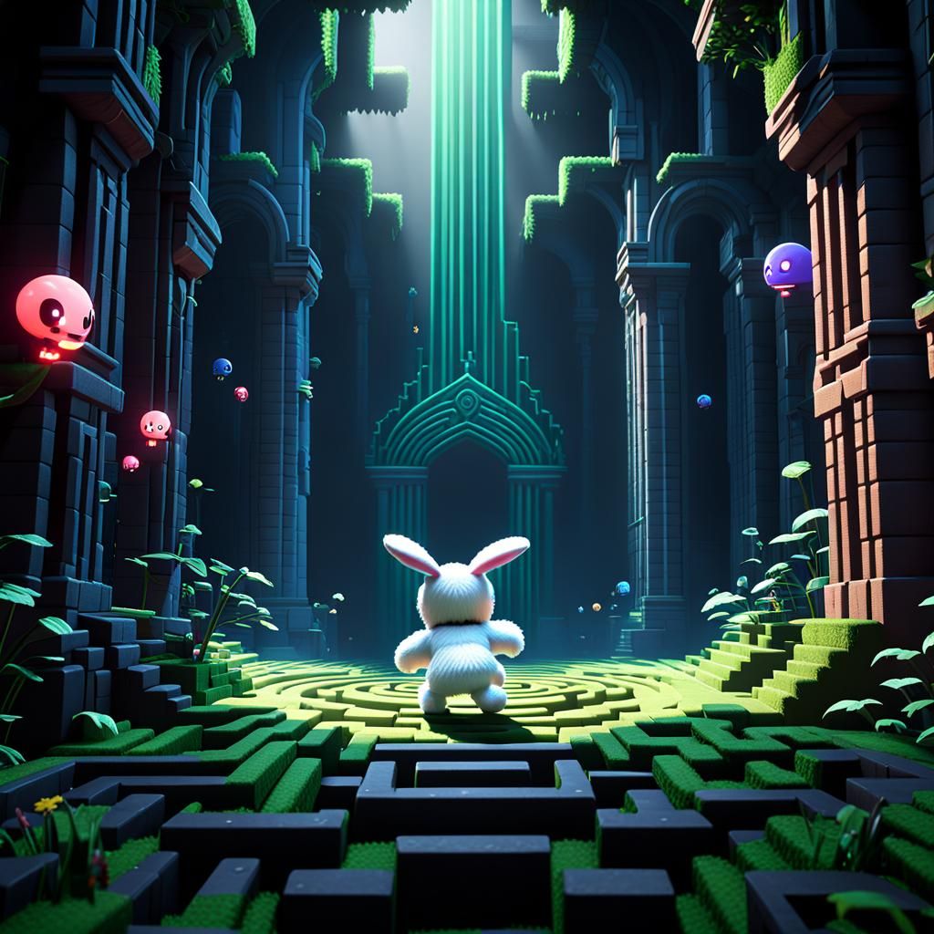 Video game bunny character
